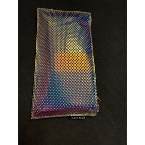 Eva NYC Mini Ceramic Flat Iron Hair Straightener with Holographic Travel Bag